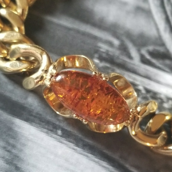 Beautiful VTG Genuine Amber Bracelet - Picture 7 of 8